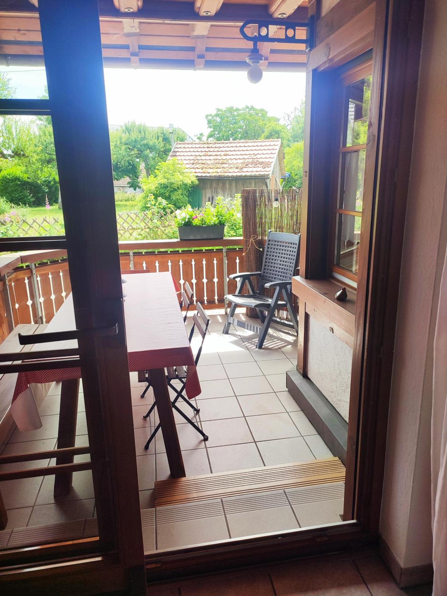 Ferienwohnung Hasenfratz Лёффинген Экстерьер фото